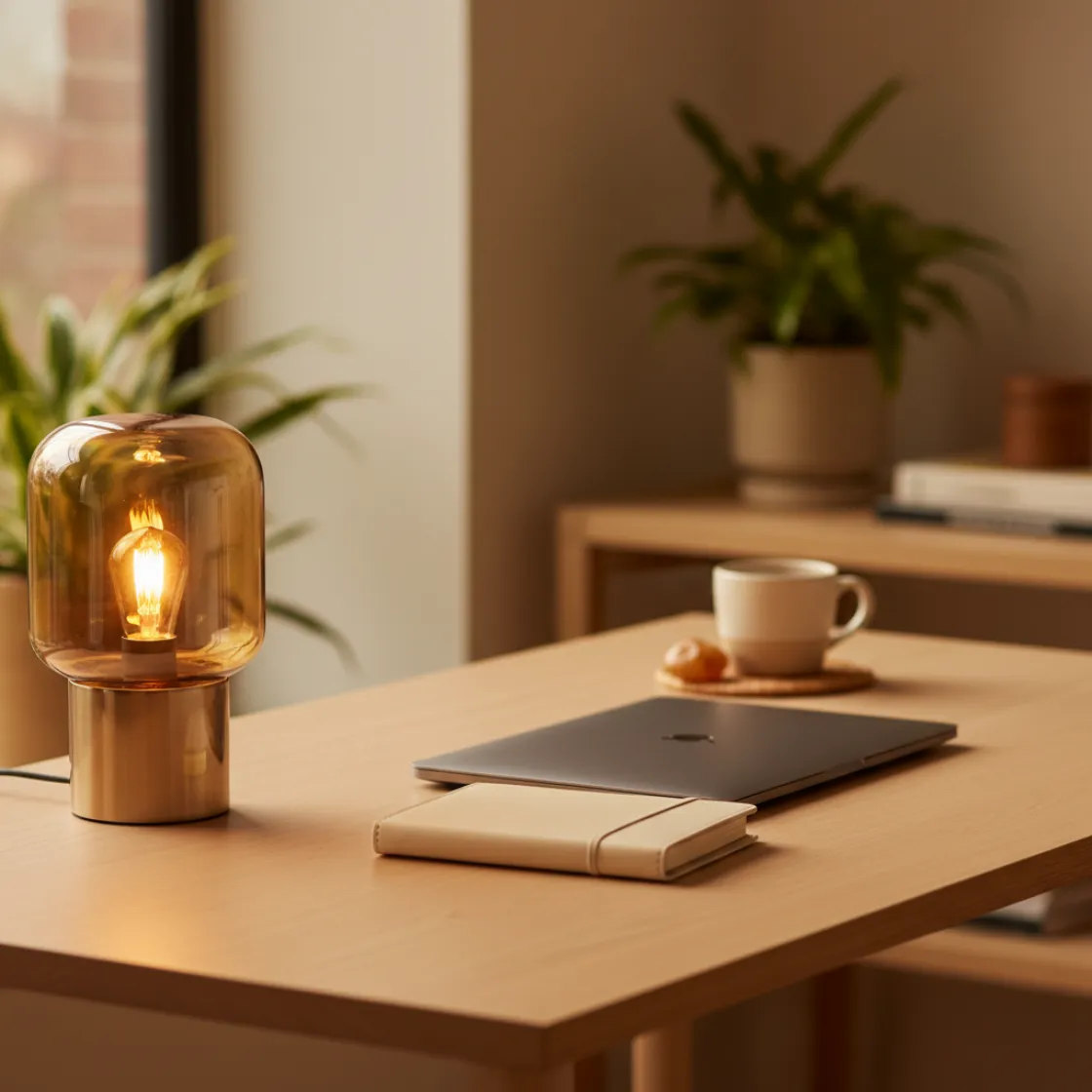 A calm workspace with warm light, suggesting careful, informed decision-making